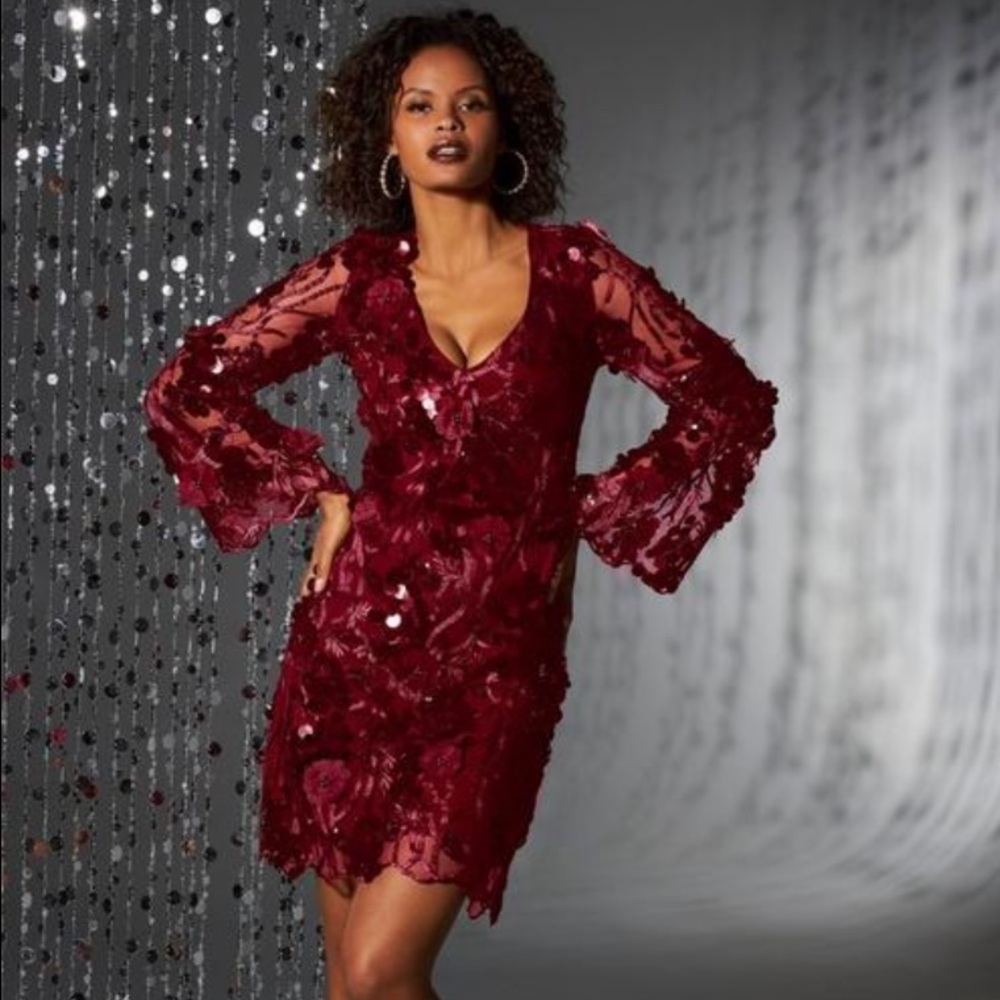 Boston Proper nwt size 8 burgundy cocktail dress